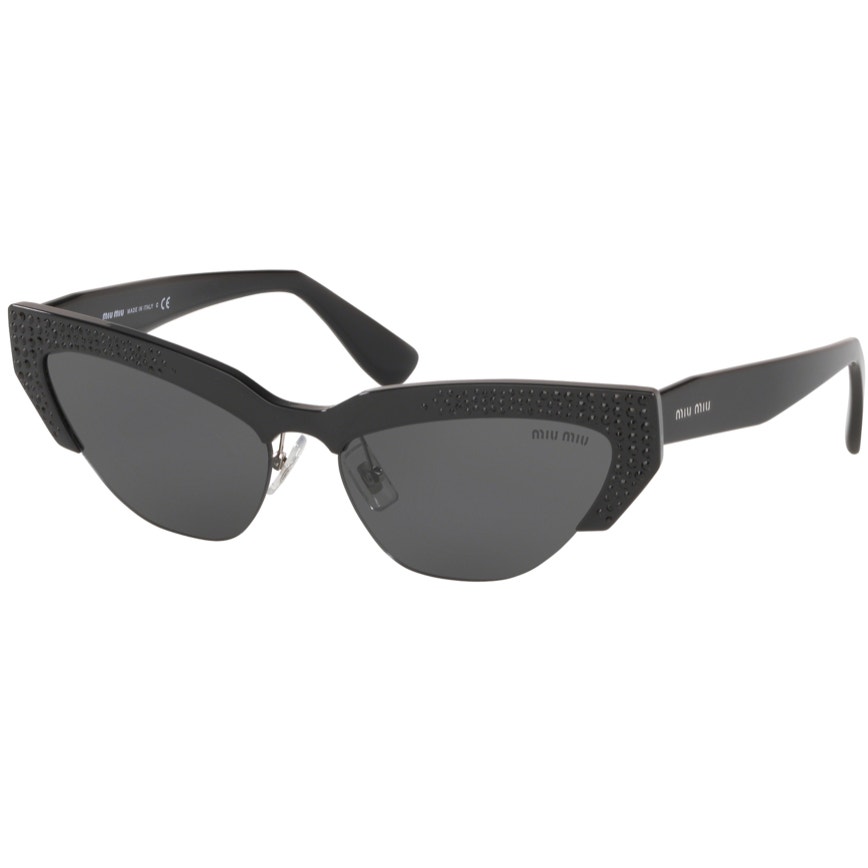 Miu Miu Mu 04us Special Project Rhinestone Cat Eye Sunglasses